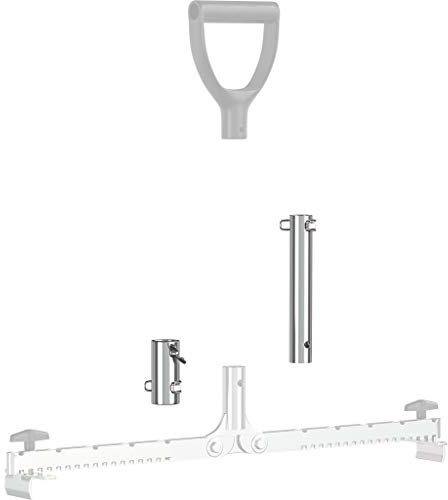 LANGFIT® Zubehör - Verlängerungs-Set 17cm für Plattenheber mit normalem Griff - Schonend für Rücken und Hüfte! Tragkraft bis 60kg - Made in Germany - MS-PH-VS170
