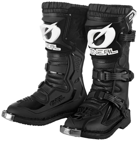 O'NEAL | Motocrossstövlar | Barn | Enduro Motorcykel | Komfort tack vare Air-Mesh innerfoder, fyra spännen, högkvalitativt syntetiskt material | Boots Rider Pro Youth | Svart