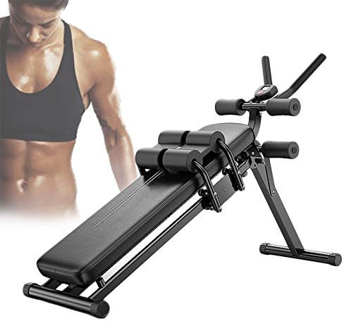 ZhiLianZhao Multifonction Sit-Up Fitness Banc De Musculation Pliable Multifonction avec Une Capacité De Charge Maximale De 150 Kg pour Un Entraînement Complet du Corps