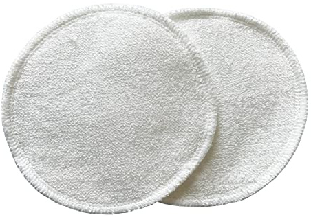 Tigex Coussinets d’allaitement lavables | Coton et bambou doux | Pochette en coton bio | Lot de 6
