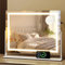 YITAHOME Schminkspiegel mit Beleuchtung, Hollywood Spiegel mit 3 Farbtemperatur LED Licht, Kosmetikspiegel mit Touch Steuerung USB 10X Vergrößerung für Schlafzimmer Schminktisch