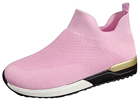 NaLatia Marche orthopédiques - Tennis décontractées à Enfiler pour Femmes - Chaussures orthopédiques à Coussin d'air Gym d'entraînement Confortable Running Sneaker