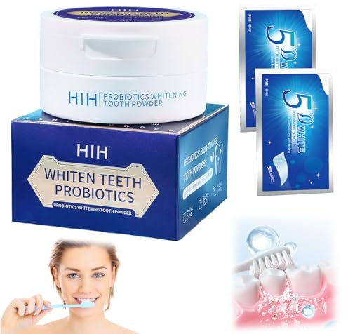 50g Zahnpulver,Zahnweiss Pulver Effektive Entfernung von Kaffeeflecken und Verfärbungen,Sicher und Schonend,Aktivkohle Zähne für Zahnschmelz,Verbessert die Mundgesundheit