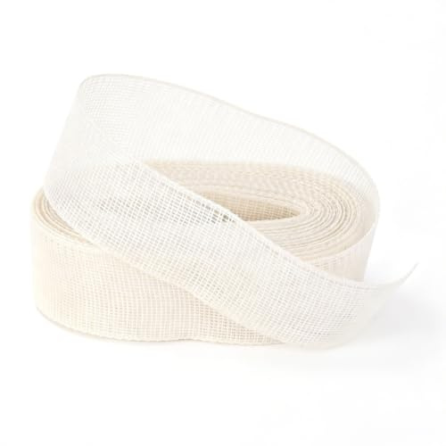 BOXOB 10m Guide Ourlet en Tissu, Bande à Arêtes Poisson pour Couture | Baleine Réutilisable pour Mousseline Robes en Soie Jupes Voiles de Mariage