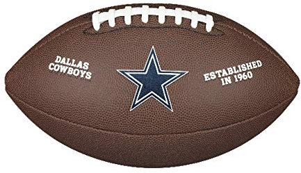 Wilson Für Freizeitspieler Team Logo Komposit-Football American, Braun, Official