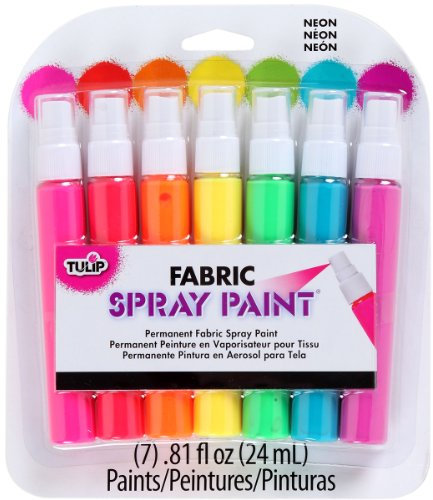 I Love To Create Tulip Mini fabric spray paint Neon 7pcs