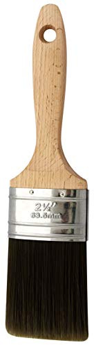 Richard 80737 Oval Angled Paint Brush with Wood Handle, 21/2