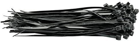 Draper 70391 Nylon 3.6 x 150mm Black Cable Ties (100 Pieces)
