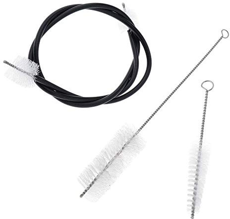 Jiayouy 3-teiliges Trompeten-Reinigungsset, Mundstück-Bürste, Ventil-Bürste, flexible Bürsten-Set für Trompete, Posaune, Instrumentenwartung