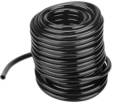 Tubo per Irrigazione a Goccia, 10m / 20m / 50m Flessibile Tubo da Irrigazione da Giardino in PVC 4/7mm Sistema di Gocciolamento Tubo di Collegamento Tubo da Giardino Agricoltura Sistema Idrico (10m)