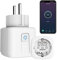 ZigBee Smart Steckdose 16A, 3680W Alexa Steckdose mit Fernbedienung/Sprachsteuerung, Intelligente Steckdose misst den Stromverbrauch, Steckdose Kompatibel mit Alexa&Google Home. Hub Required. 1 Pack