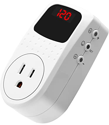 BSEED Surge Protector, Power Surge Protector Outlet, Voltage Regulator, Heavy Duty Whole House Wall Surge Protector for Home, Office, Travel, LED Indicator Light, Single Outlet, 120V, 15A, 1 Pack