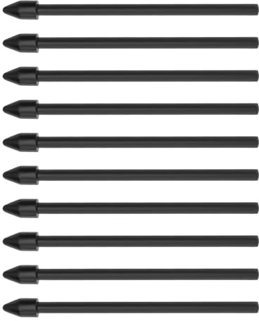 OTOTEC 10 st Pointier plastspets digitala pennspetsar kompatibla med Lamy AL-Star EMR Z107 Z108 PC/EL för släta eller grova ytor, 0,35 mm spetsradie