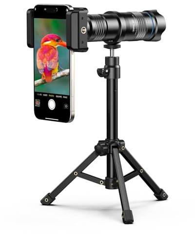 Evil Eye 28X HD Telephoto Lens, 4K HD Full Colour Telephoto Lens for Travel, Wildlife Photography & Outdoor Activities, Perfect Smartphone Tripod for iPhone, Samsung, Pixel, OnePlus & Huawei