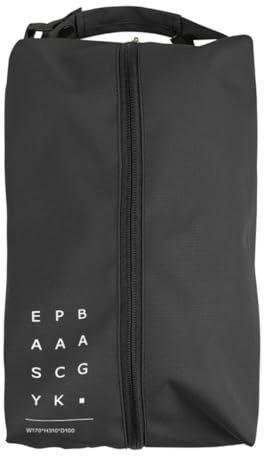 Sacs de rangement en tissu Oxford - Étui de rangement portable pour chaussures homme et femme - Organiseur de baskets à fermeture éclair - Pochettes à suspendre B, Trompette noire., 17*31*10cm