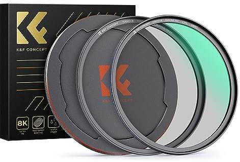 K&F CONCEPT Magnetischer CPL Filter 67mm Zirkular Polfilter Magnetischer Polarisationsfilter HD Optisches Glas mit Multi-Nano-Beschichtung (Nano-Xcel)