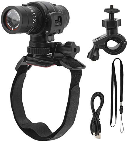 Motorcykel Sport DV, USB 2.0 Aluminiumlegering 1080P FULL HD Motorcykel Videoinspelare Bergscykling Hjälmfäste DV Cam