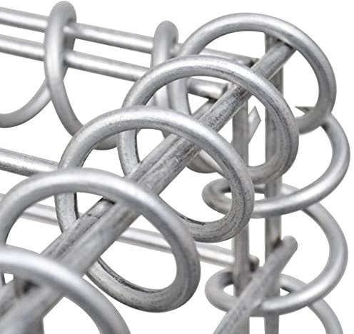 Wakects Hilo de Jaula de Valla, Espirales de Gabión Alta Resistencia para Jardín para Planta