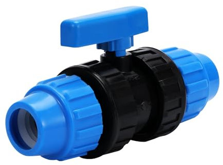 FIFIBANG Raccordo per Tubo PE 32mm a Compressione in Plastica PP a Vite per Sistemi di Approvvigionamento Idrico e Irrigazione, 1 Pezzi