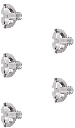 1/4 3/8 pollici D vite di fissaggio in metallo a forma di vite per fotocamera a risoluzione rapida piastre montaggio treppiedi strumento fotografia