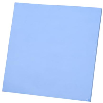 AUNMAS Värmeledande Pad Silikon Värmeavledningsark 100x100x5mm 1,5W MK blå Självhäftande Isolering för CPU GPU LED-grafikkort PC-byggare och Tekniker
