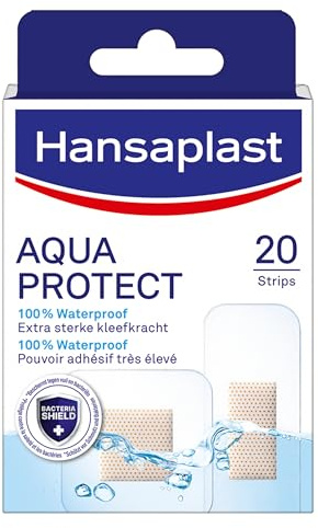 Hansaplast plåster – AquaProtect 100% vattentät – 20 ränder