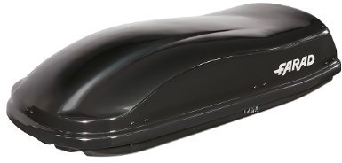 FARAD 1-9631 N/9 Dachbox Torpedo 400 Liter Glänzend Schwarz