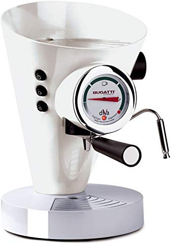 Casa Bugatti 15-DIVAC1 Kaffeevollautomat Diva, weiß