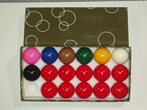 SGL 1 5/8 17 BALL SNOOKER BALLS AVAILABLE WITH OR WITHOUT TRIANGLE** (WITHOUT TRIANGLE)