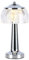 V-TAC Wiederaufladbare Tischlampen - Chrom - IP20-1W - 55 Lumen - 3IN1