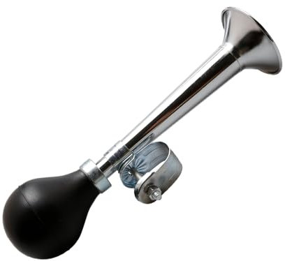 Rumyve Portable Bike Horn,Horn Vintage Harlequin Classic Vintage Metal Twist Speakers,Adult Bike Accessories for Kids