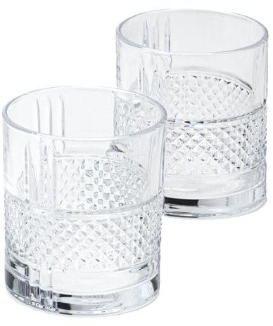 Hervit Set due bicchieri brandy Dallas in vetro D8xH9,5 cm