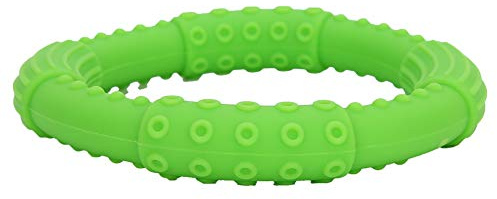 FILFEEL Babybitring, Silikontugghalsband för Sensoriska Behov med Hög spännings- och Temperaturbeständighet, Lämplig för Spädbarn och Vuxna (grönt bitring armband)