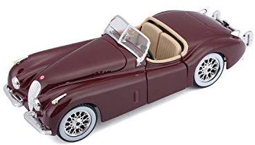 BBURAGO Jaguar XK 120 SE Roadster czerwony