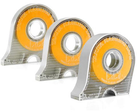 Ta-miya - Carretes de cinta adhesiva (6 mm, 10 mm, 18 mm, 3 unidades)