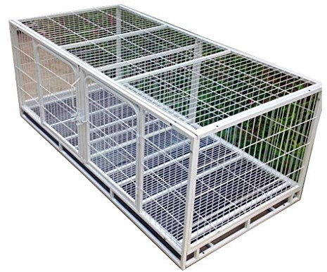 OPYTR Hundelaufstall Faltbare Haustier Zaun Eisen-Zaun-Welpen Kennel Sporttraining Welpen-Katze-Hund-Käfig Großer Fressnapf Zaun Hund Zaun Hundelauf Bett Bold Verstärkung Gehege Laufstall