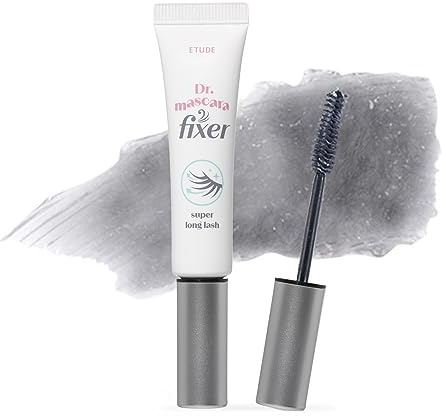 ETUDE Dr. Mascara Fixer For Super Long Lash, Korean Mascara Fixer, Micro Black Fiber Formula 0.21 Ounce (Pack Of 1) Super Long Lash