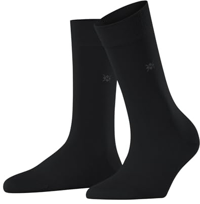 Burlington Bloomsbury W So laine coton unies 1 paire, Chaussettes Femme, Noir Black 3000, 36-41