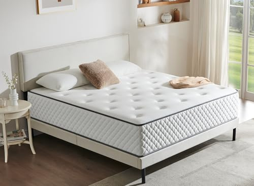 Sleremind Single Mattress, Hybrid Mattress with 7 Zone Springs, 90x190x22cm | Skin-Friendly Fabric, Pressure Relief, Hybrid Pocket Sprung, Medium Firm, 7-Zone Support, Mattress in a Box
