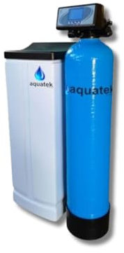 Aquatek - Addolcitore Automatico Acqua Wave LCD 20 Resine Pure di Alta Qualità Testata F79B Rigenerazione Intelligente Risparmio Acqua e Sale Display LCD Miscelatore Micrometrico Case da 1 a 8 Persone