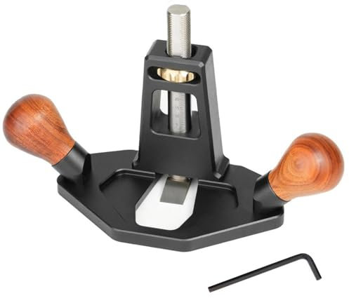 Raboteuse en bois portable avec réglage facile de la profondeur pour une finition précise et lisse des détails de coupe précise et réglable