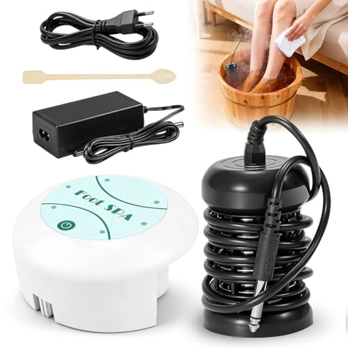 pediluvio e elettrolisi pediluvio – pediluvio ionico disintossicazione con array piastra e sacco d'acqua per casa SPA, relax e disintossicazione visibile