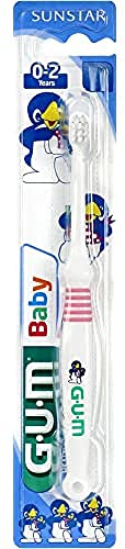 GUM Baby tandborste första monster 0–2 år, 1 st