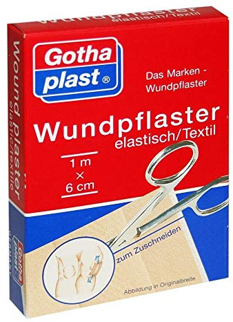 GOTHAPLAST Wundpfl.elast.6 cmx1 m Euroaufhänger 1 St