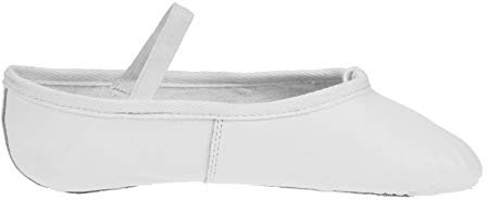 Starlite Basic White Leather Ballet 2 L Adult UK