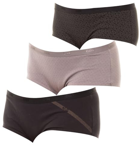 Dim Boxer Femme Les Pockets Coton Couleurs & Motifs x3
