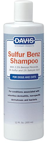 Davis Sulfur Benz Shampoo for Pets, 12 oz
