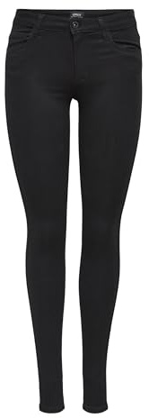 ONLY Royal Soft Reg Skin Jegging Black Noos Pantaloni Donna, Nero (Black C-N10), 34 X-Small