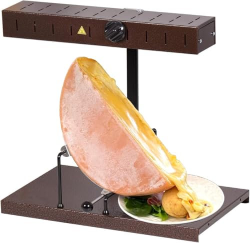 LOUIS TELLIER - Máquina de Raclette Alpage® Signature Original - 6 a 8 Pers - Rampas de Calentamiento Ajustables en Altura - Interruptor de Seguridad - 230 V - Made in France