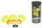 Speedminton Sport 3er Speeder Night Tube Speedminton Bälle, Gelb/Rot, Einheitsgröße EU